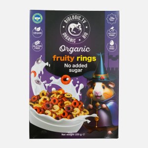 Колечки Биолоджик.ТВ фрукт-злаковые без сахара без глютена веган 225г