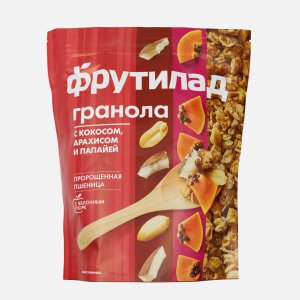 Гранола Фрутилад с кокосом /арахисом/папайей 270г