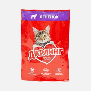 Корм Дарлинг Ягнёнок в подливе пауч 75г