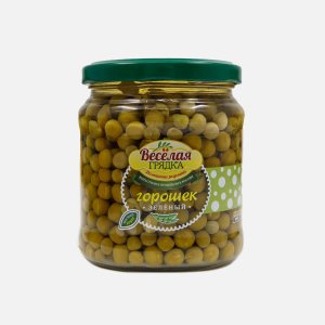 Горошек Весёлая грядка зелёный ст/б 460г