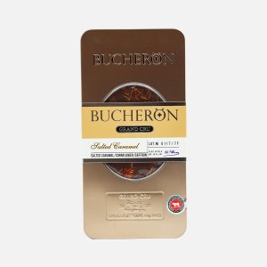 Шоколад Бушерон Гран Крю молочный с соленой карам/васильком/шафр 100г