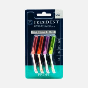 Ёршики Президент межзубные микс 4шт