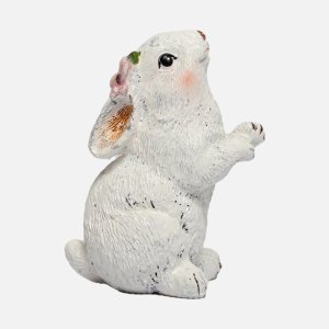 Фигурка декоративная Кролик L4,5 W6 H8см полимер