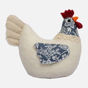 Фигурка декоративная Курочка L16 W9 H14см полимер