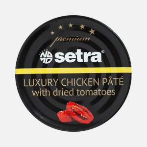 Паштет Сетра Люкс куриный с вялеными томатами ж/б 100г