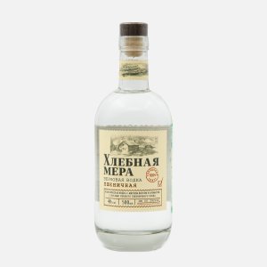 Водка Хлебная мера Пшеничная 40% ст/б 0,5л
