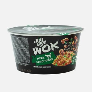 Лапша БигБон Вок б/п Курица в соусе терияки 85г