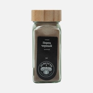 Перец черный молотый 1с 50г