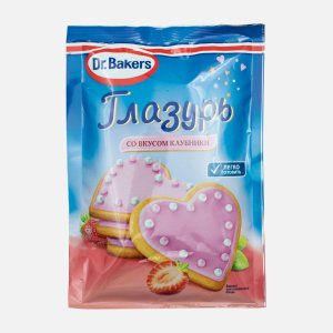 Глазурь ДрБейкерс со вкусом клубники 90г