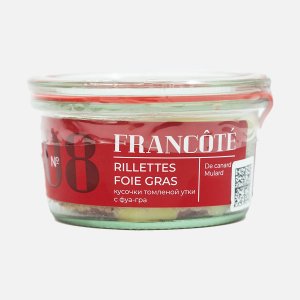 Рийет Франкоте с фуа-гра ст/б 120г