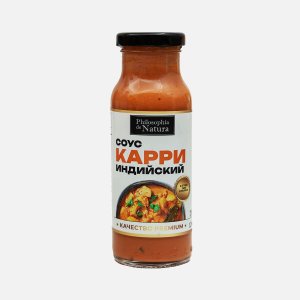 Соус Философия де Натура индийский Карри ст/б 230г