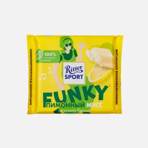 Шоколад Риттер Спорт Лимонный мусс белый 100г