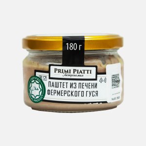 Паштет Прими Пиатти из печени фермерского гуся ст/б 180г