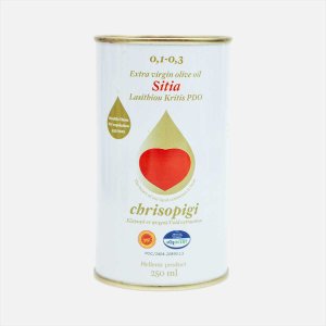 Масло Крисопиджи оливк PDO Кохер Экстра Вирджин 0.1-0.3% ж/б 250мл