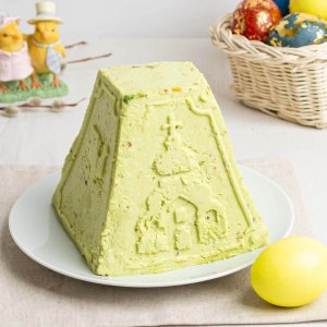 Пасха Фисташковая c малиновым муссом вес