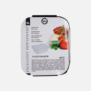 Набор Купман Поднос для гриля 14,5х12х4,5см 6шт алюминий