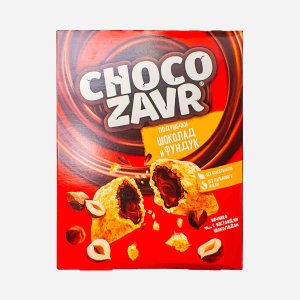 Завтрак Шокозавр Хрустящ подушечки с шоколадно-орех начинкой к/к 220г