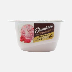 Продукт творож Даниссимо Малиновый пломбир 5.6% пл/ст 130г