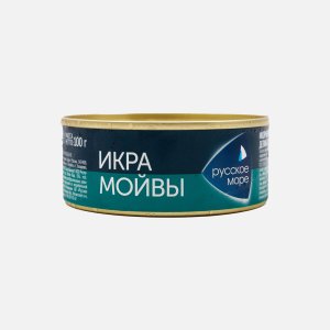 Икра мойвы Русское море Люкс Оригинальная ж/б 100г