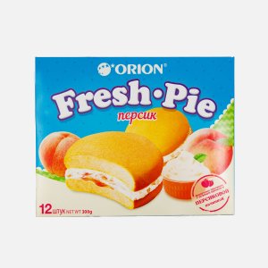 Пирожное Орион Фреш Пай с персиковой начинкой 300г