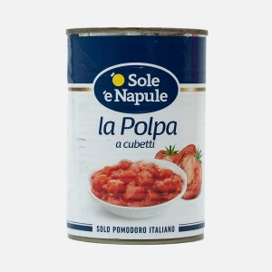 Томаты О Соле е Напуле очищенные нарезаные кубиком ж/б 400г