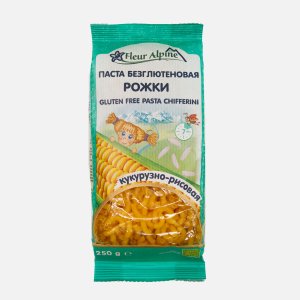Мак. изд. Флер Альпин Рожки кукурузно-рисовые безглютен 250г