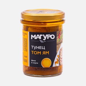 Тунец Магуро филе в соусе Том Ям с маслом 200г
