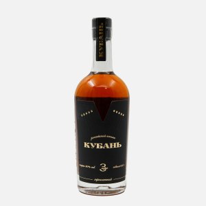 Коньяк Кубань Российский трехлетний 40% ст/б 0,5л