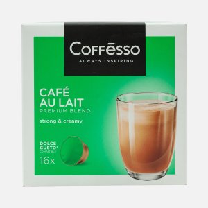Напиток кофейный Коффессо Кафе о ле капсулы 16шт 160г