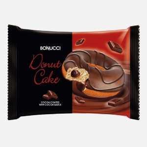 Пирожное Бонуччи Донат бисквитное с начинкой какао 40г