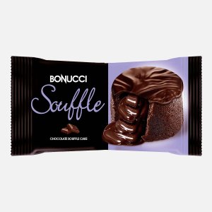 Пирожное Бонуччи Суфле бисквитное с начинкой какао 45г