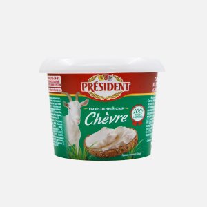 Сыр Президент творожный Шевр из козьего молока 65% пл/ст 140г