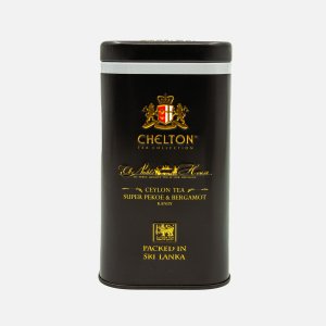 Чай Челтон Благородный дом черный листовой с бергамотом ж/б 100г