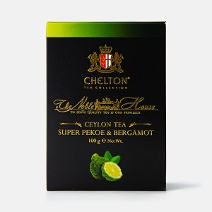 Чай Челтон Благородный дом черный листовой с бергамотом к/к 100г
