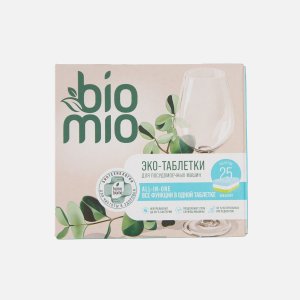 Таблетки БиоМио БиоТабс д/пос машин с эфир маслом эвкалипта 25шт 400г