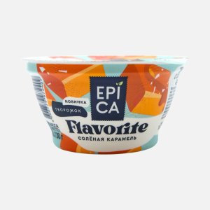 Десерт творожный Эпика Флаворит с соленой карамелью 7.6% пл/ст 130г