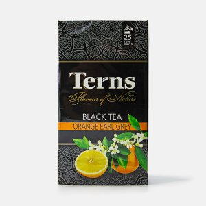 Чай Тернс Оранж Эрл Грей черный с аром бергамота 25пак*1,8г к/к 45г