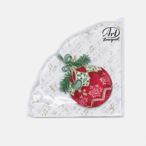 Салфетки Арт Букет Рондо Музыкальный шар бум 33*33 3сл 12лис