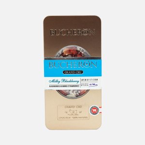 Шоколад Бушерон Гран Крю молочный с ежевикой/орех/клубникой ж/б 100г