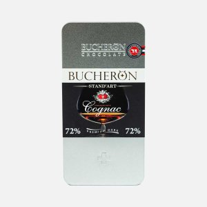 Шоколад Бушерон горький с коньяком ж/б 100г