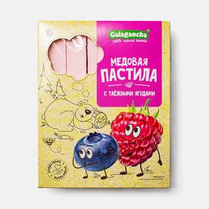 Пастила Галаганча медовая с таежными ягодами 190г