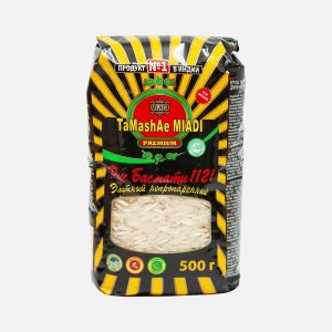 Рис ТаМашае Миади Премиум басмати элитный непропаренный 500г
