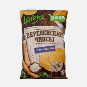Чипсы Лоренц Деревенские чипсы со вкусом хрена 150г