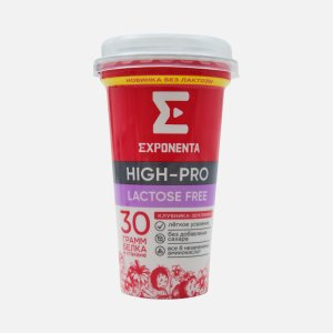 Напиток к/м ЭкспонентаХай-Про обезж Клубника-Земляника безлактозн 250г
