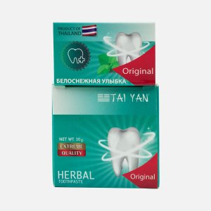 Зубная паста Тай Ян Естественное отбеливание 30г