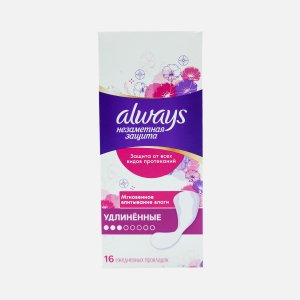 Прокладки Олвэйз Незаметная защита удлинен ежедн 16шт