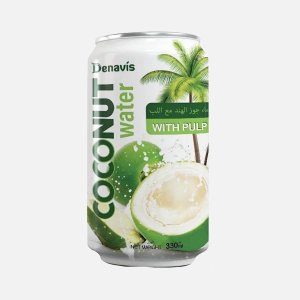 Напиток Денавис Кокосовая вода с мякотью ж/б 330мл