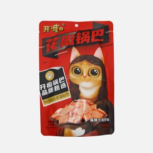 Чипсы Киттен Рисовые со вкусом пряной креветки 100г