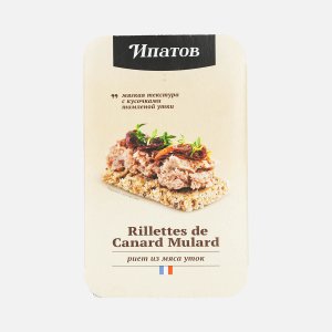 Консервы Ипатов Риет из утки 160г