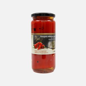 Перец Милос плюс красный жареный ст/б 500мл